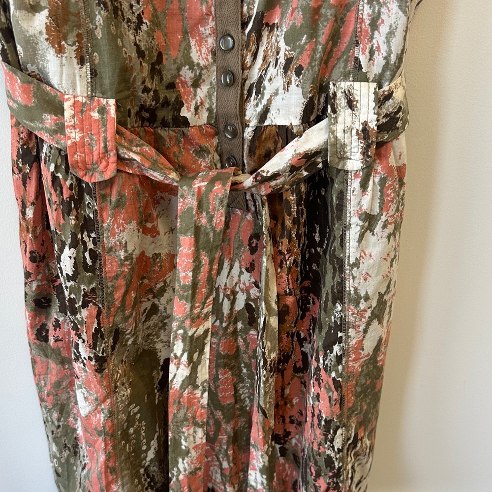 DKNY Jeans Sz Large Multicolor Strapless Dress - Picture 3 of 12